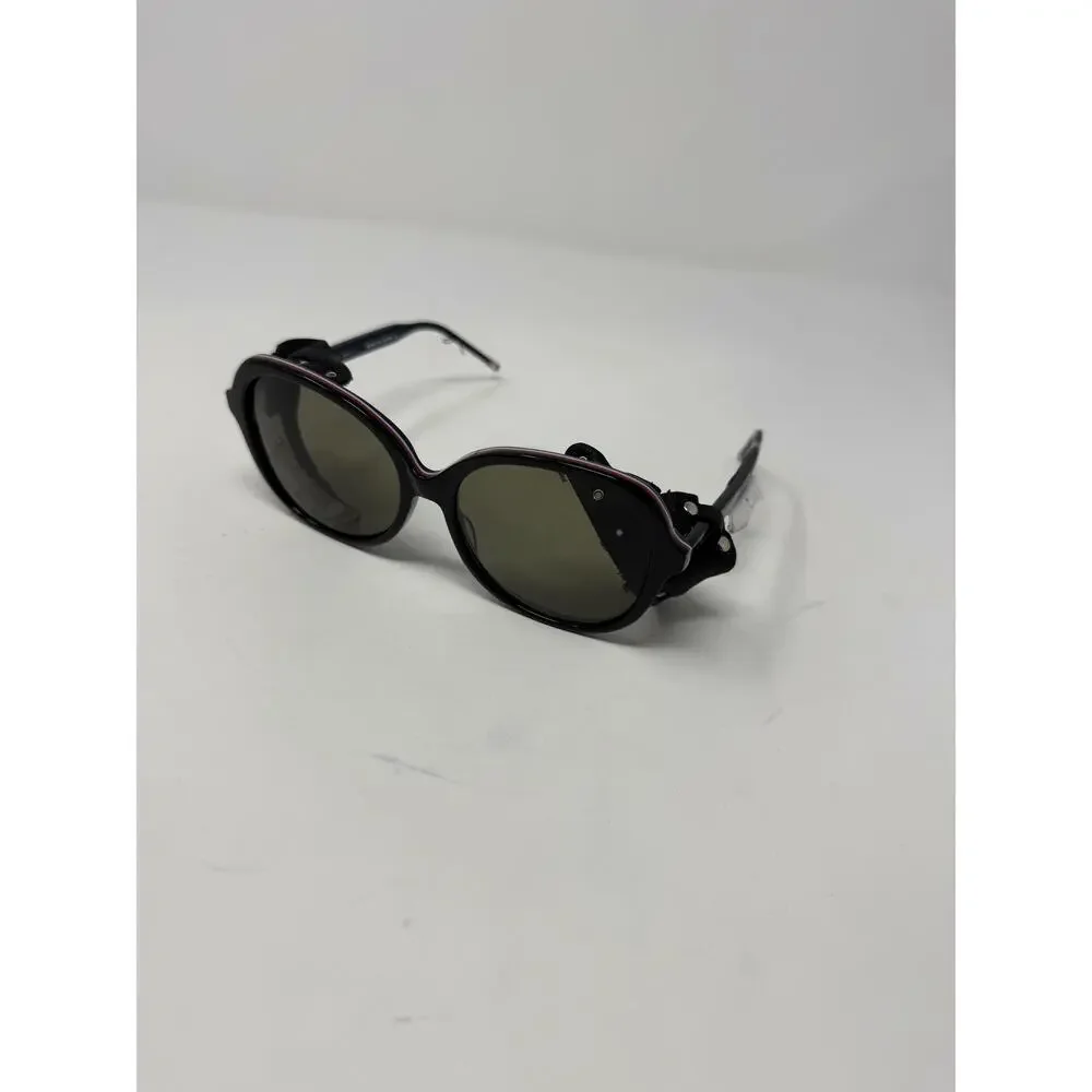 Thom Browne Unisex Black Novelty Oval Sunglasses One Size